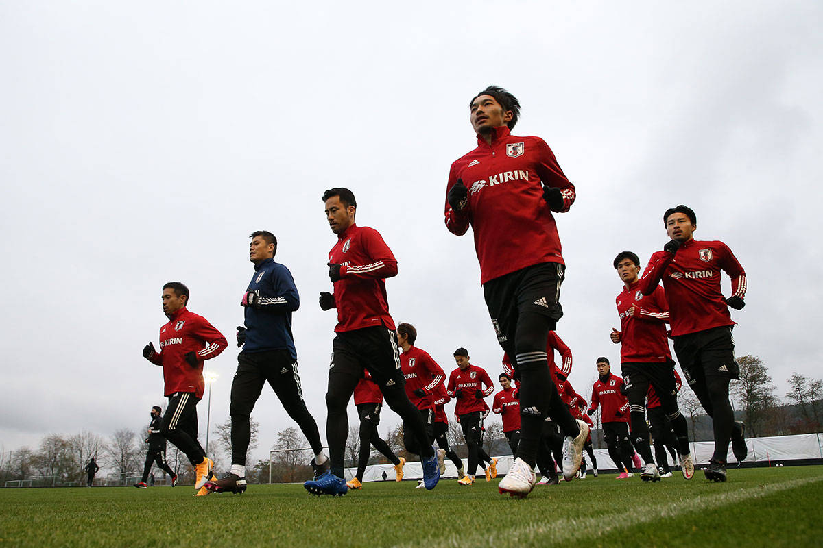 練習風景（写真提供：日本サッカー協会）