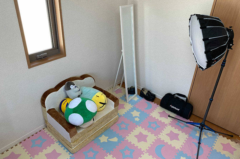 (趣味用の撮影スペース)