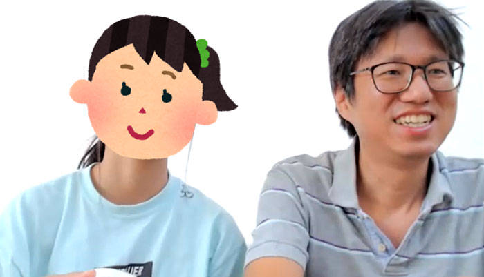 （クラウド事業本部 石狩データセンター長 森田貴さん親子。お子さんは小学5年生）